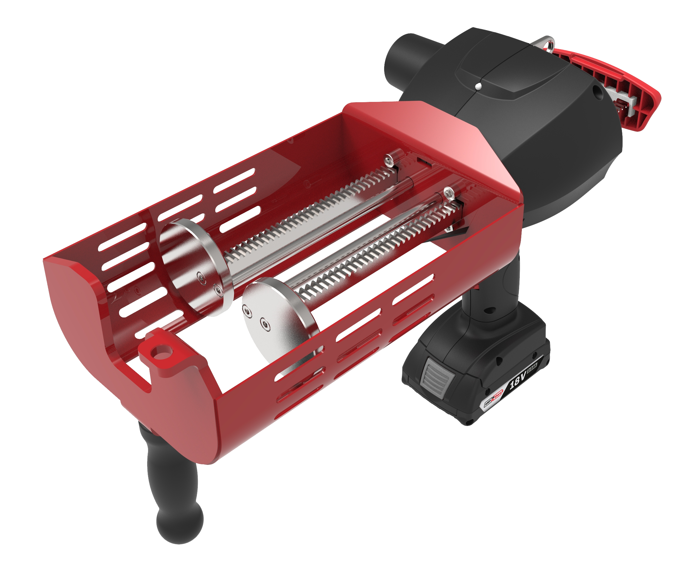 2-component cordless gun