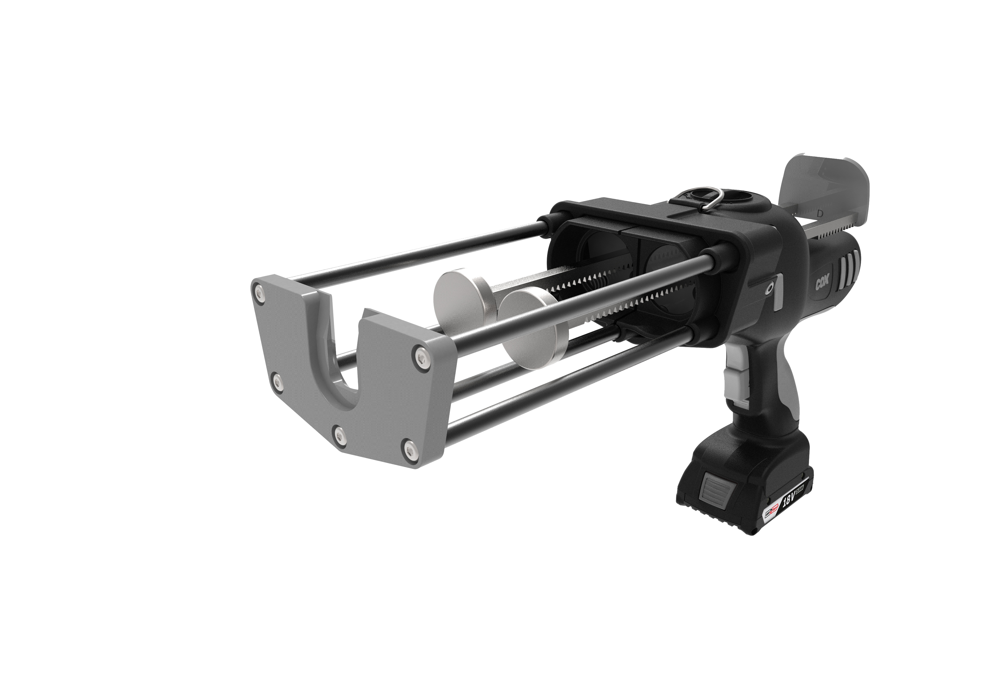 ElectraFlow™ Dual Ultra 600 1:1 2-component battery caulking gun